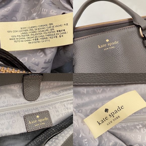 Kate Spade Gray Leighann Mulberry Satchel Bag - Picture 11 of 12